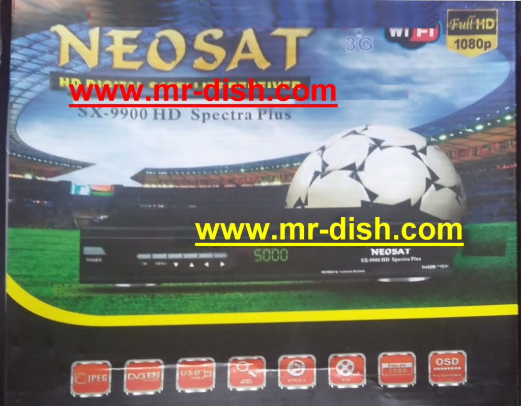 neosat sx 1100 hd powervu software download