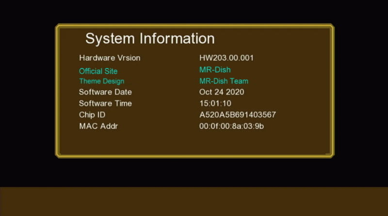 Gx S Hw F F Receiver Golden Menu Software